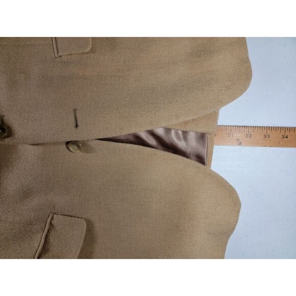 Chaps Camel Hair Sport Coat Blazer Suit Jacket - 38R - Picture 4 of 8